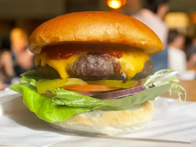 Burger special with fries